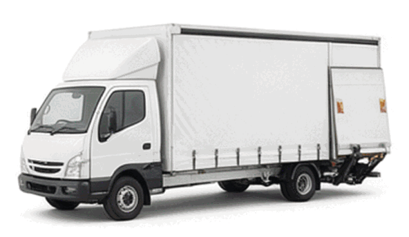 Curtain Sided Van Taillift